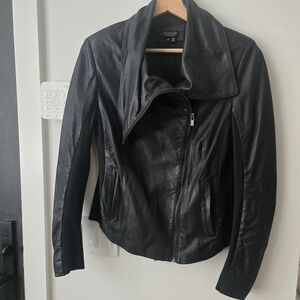 Lamarque Black Leather Jacket
